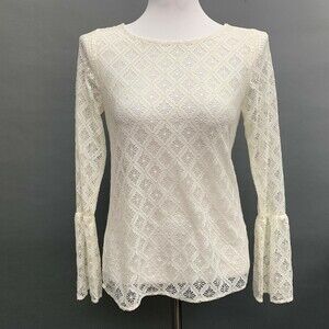 The Limited Women's Top Size X-Small Cream Lace
